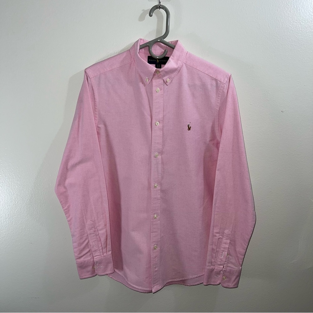 The Iconic Oxford Shirt by Ralph Lauren in New Rose size XL 18/20 - Picture 3 of 8